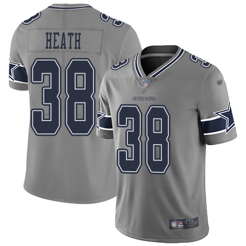 Men Dallas Cowboys Limited Gray Jeff Heath #38 Inverted Legend NFL Jersey->dallas cowboys->NFL Jersey
